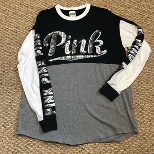 Sequin PINK lounge top